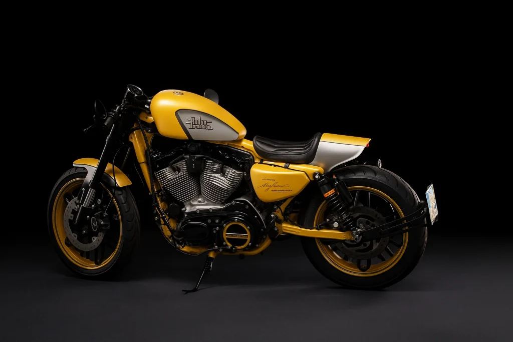 Harley-Davidson estilo Cafe Racer — deportivo y retro