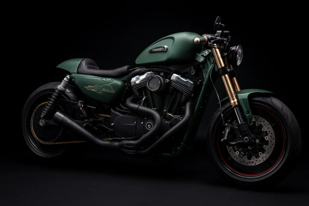 Harley-Davidson estilo Chopper — radical y exagerado